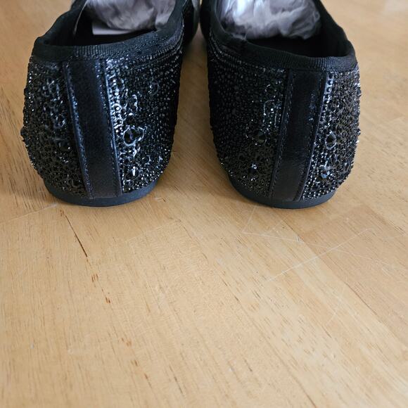 Torrid Embellished Ballet Flat Bow Black Sz 10.5 WW NWOT - Picture 5 of 11
